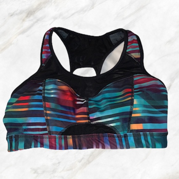 Athleta Sports Bra Multicolor - Picture 2 of 3